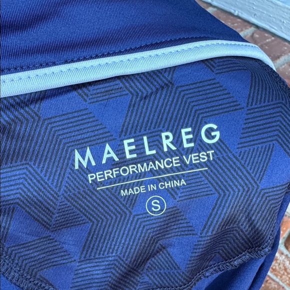 MAELREG Men's Small 1/4 Zip Pullover Dri Fit Performance Golf Vest - Picture 8 of 9